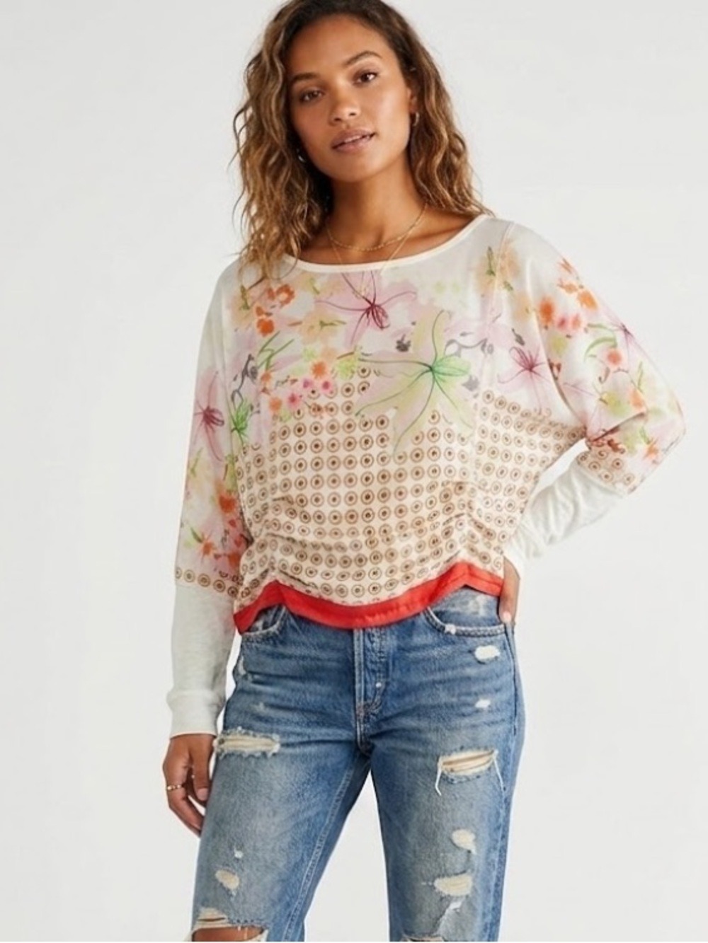Anthropologie Tiny Floral Top - Size XS